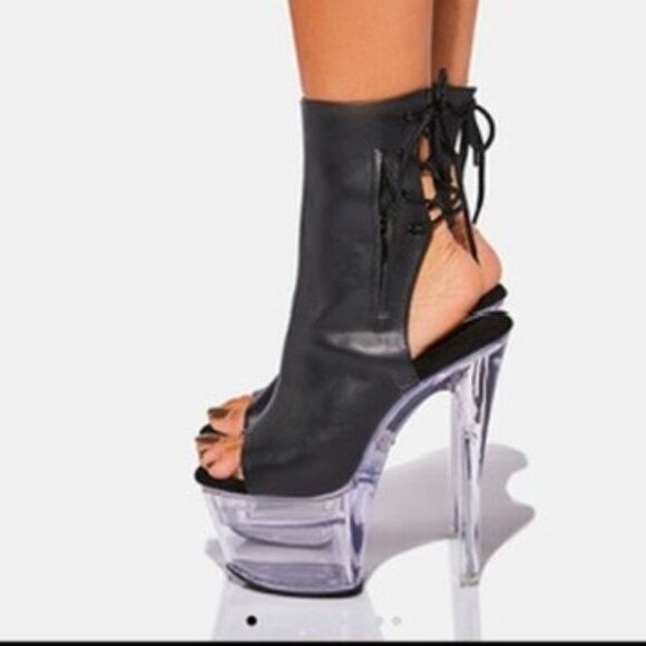 Midnight Risk It All Light Up Platform Heels - Picture 3 of 5